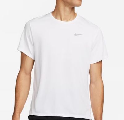 Nike White Dri fit miler